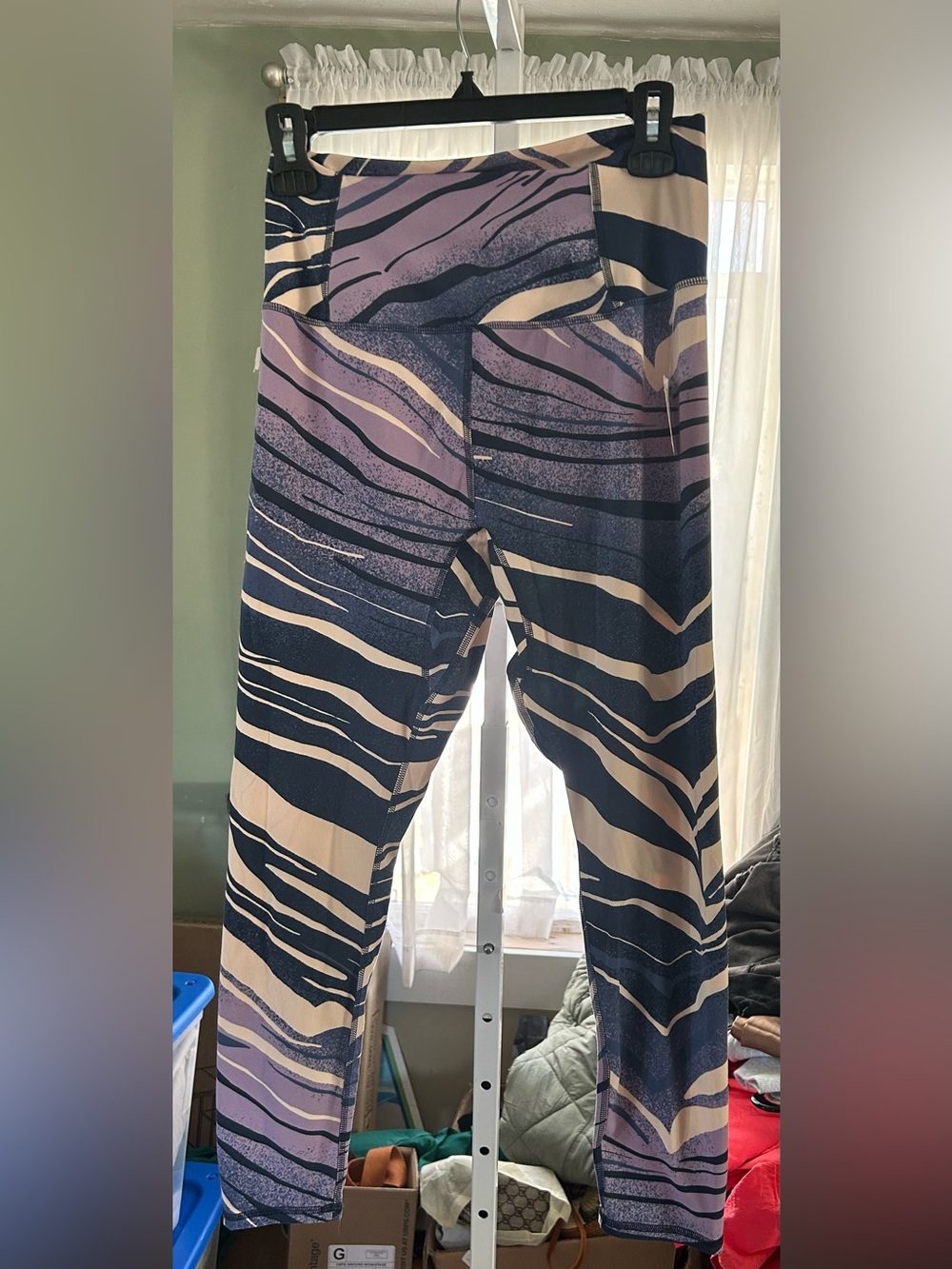 Free People Movement Never Better Leggings in the print Explore The Wild Navy